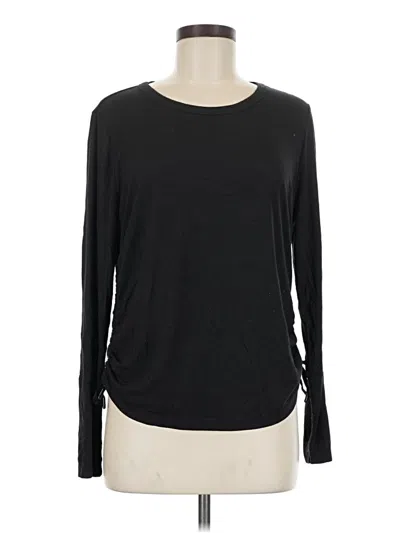 Pre-owned Joylab Long Sleeve Top Black Crew Neck Tops