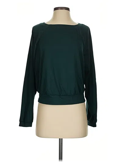 Pre-owned Joylab Long Sleeve Top Green Boatneck Tops