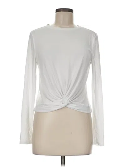 Pre-owned Joylab Long Sleeve Top Ivory Keyhole Neckline Tops