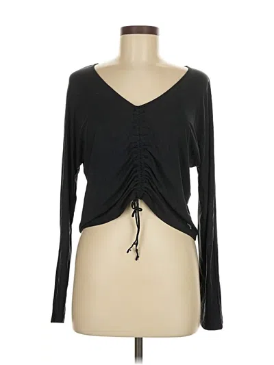 Pre-owned Joylab Long Sleeve T-shirt In Black