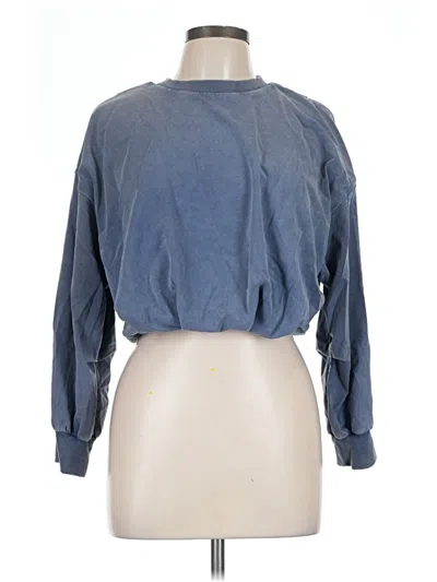 Pre-owned Joylab Long Sleeve T-shirt In Blue