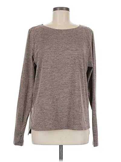 Pre-owned Joylab Long Sleeve T-shirt In Brown