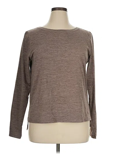 Pre-owned Joylab Long Sleeve T-shirt In Brown