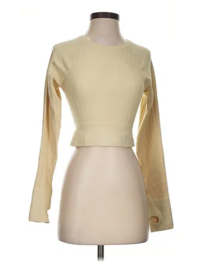 Pre-owned Joylab Long Sleeve T-shirt In Gold