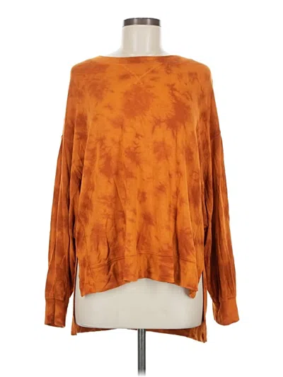 Pre-owned Joylab Long Sleeve T-shirt In Orange