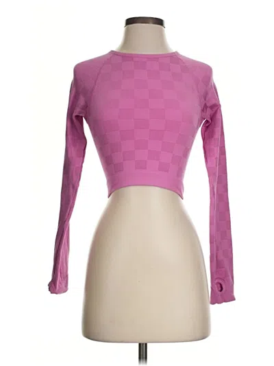 Pre-owned Joylab Long Sleeve T-shirt In Pink