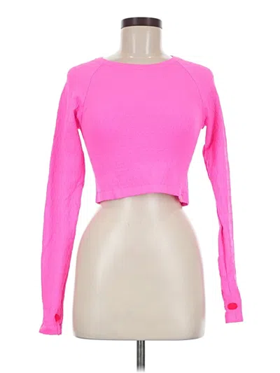 Pre-owned Joylab Long Sleeve T-shirt In Pink