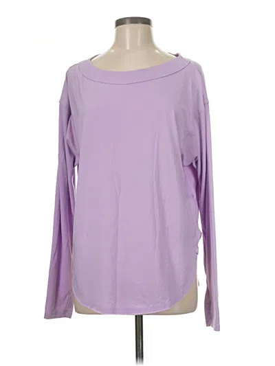 Pre-owned Joylab Long Sleeve T-shirt In Purple