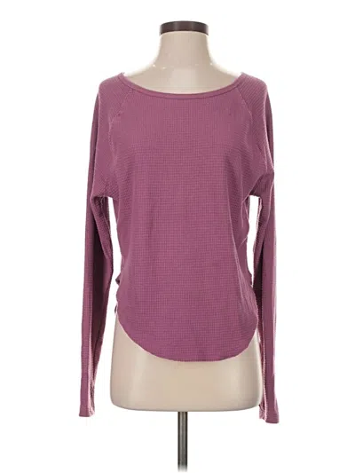Pre-owned Joylab Long Sleeve T-shirt In Purple
