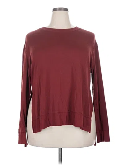 Pre-owned Joylab Pullover Sweater In Burgundy