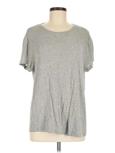 Pre-owned Joylab Short Sleeve Top Gray Crew Neck Tops