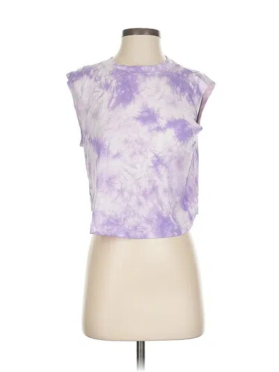 Pre-owned Joylab Sleeveless T-shirt In Purple