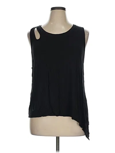 Pre-owned Joylab Sleeveless Top Black One Shoulder Neckline Tops