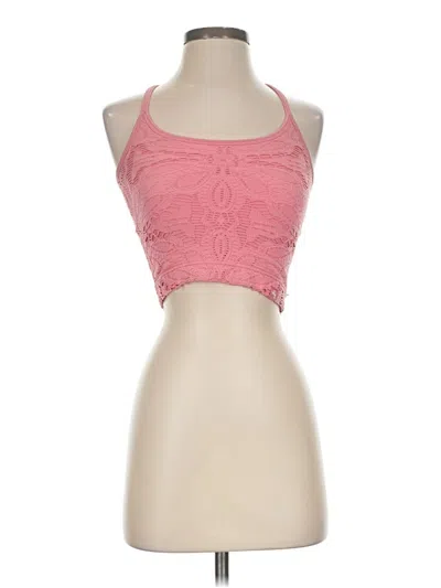 Pre-owned Joylab Sleeveless Top Pink Halter Neckline Tops