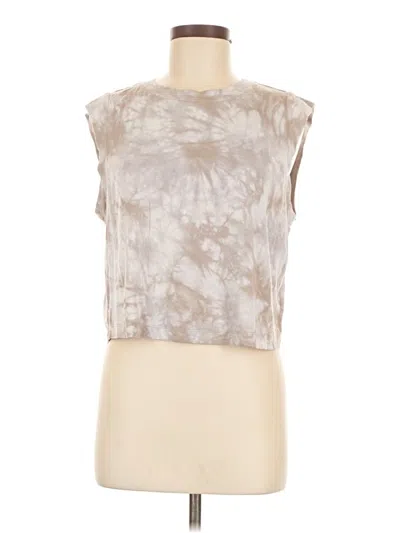 Pre-owned Joylab Sleeveless T-shirt In Brown