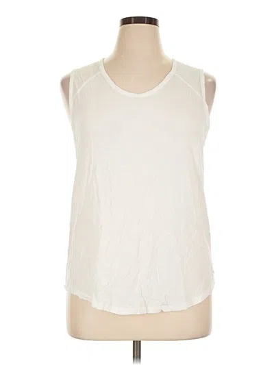 Pre-owned Joylab Sleeveless T-shirt In Ivory