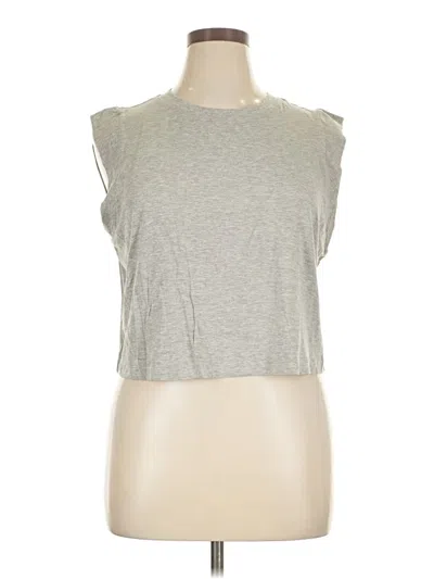 Pre-owned Joylab Sleeveless T-shirt In Silver