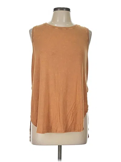 Pre-owned Joylab Sleeveless T-shirt In Tan