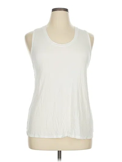 Pre-owned Joylab Sleeveless T-shirt In White