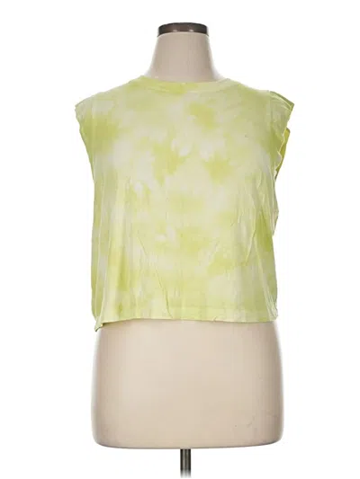 Pre-owned Joylab Sleeveless T-shirt In Yellow