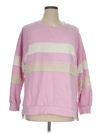 Pre-owned Joylab Sweatshirt In Pink