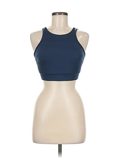 Pre-owned Joylab Tank Top Blue Halter Neckline Tops