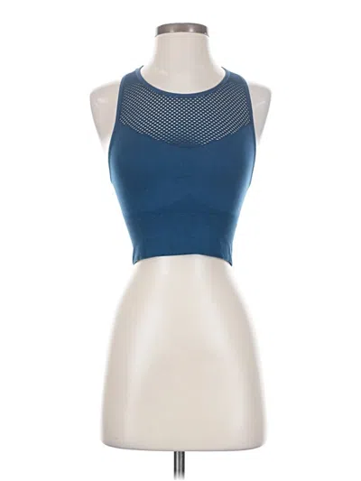 Pre-owned Joylab Tank Top Blue Halter Neckline Tops
