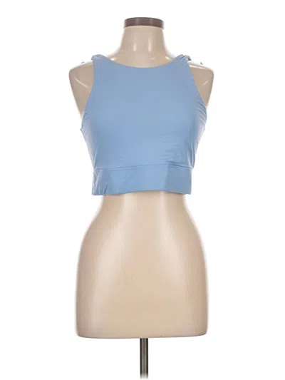 Pre-owned Joylab Tank Top Blue Halter Neckline Tops