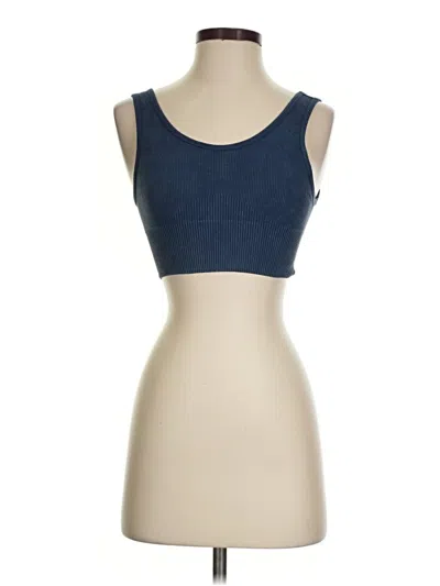 Pre-owned Joylab Tank Top Blue Strapless Neckline Tops