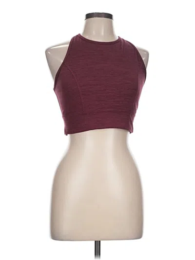 Pre-owned Joylab Tank Top Burgundy Halter Neckline Tops