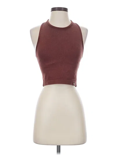 Pre-owned Joylab Tank Top Burgundy Halter Neckline Tops