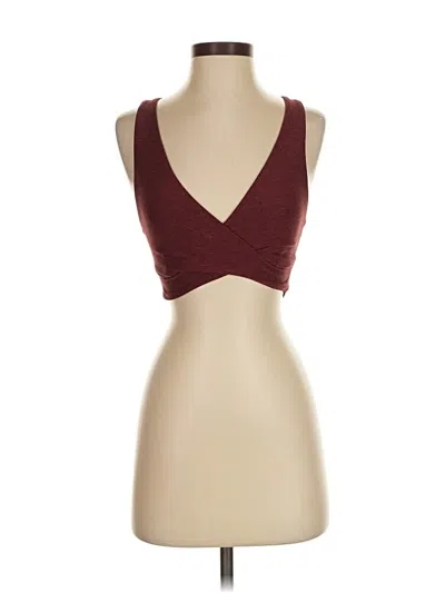Pre-owned Joylab Tank Top Burgundy Plunge Neckline Tops
