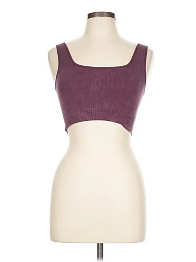 Pre-owned Joylab Tank Top Burgundy Strapless Neckline Tops
