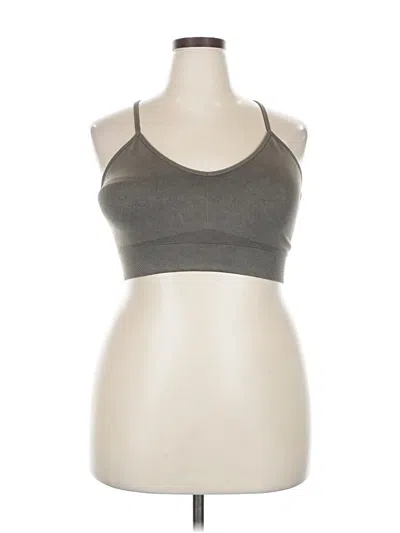 Pre-owned Joylab Tank Top Gray Strapless Neckline Tops
