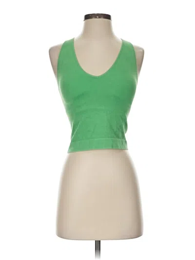 Pre-owned Joylab Tank Top Green Halter Neckline Tops