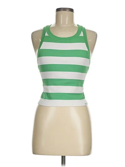 Pre-owned Joylab Tank Top Green Halter Neckline Tops