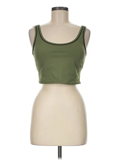 Pre-owned Joylab Tank Top Green Strapless Neckline Tops