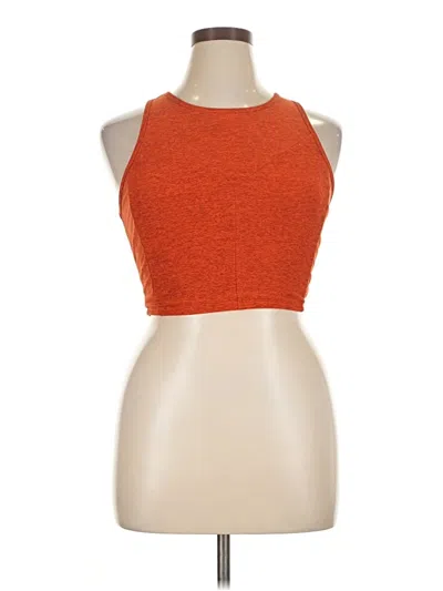 Pre-owned Joylab Tank Top Orange Halter Neckline Tops