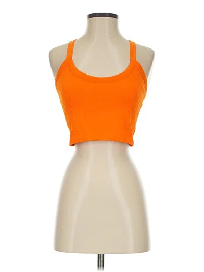 Pre-owned Joylab Tank Top Orange Halter Neckline Tops