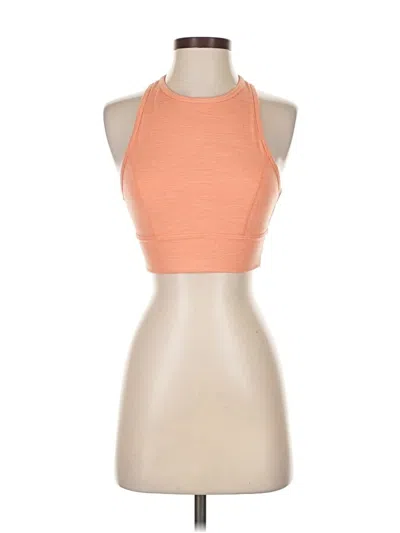 Pre-owned Joylab Tank Top Orange Halter Neckline Tops