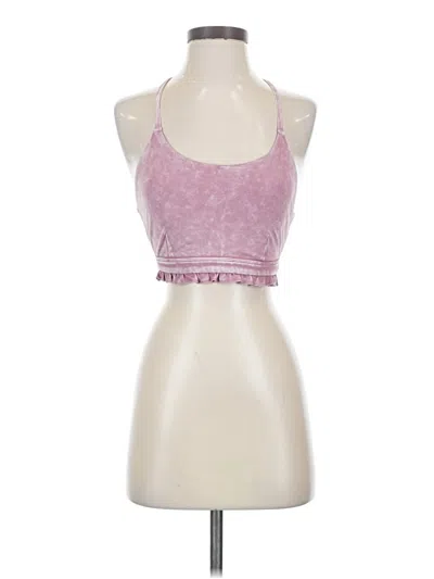 Pre-owned Joylab Tank Top Pink Halter Neckline Tops