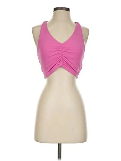 Pre-owned Joylab Tank Top Pink Halter Neckline Tops