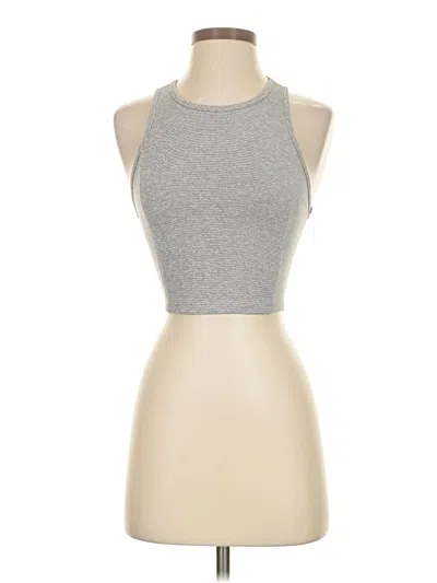 Pre-owned Joylab Tank Top Silver Halter Neckline Tops