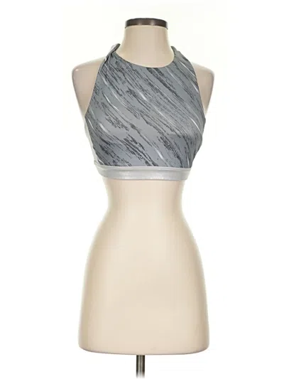 Pre-owned Joylab Tank Top Silver Halter Neckline Tops