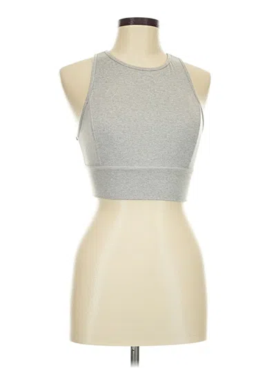 Pre-owned Joylab Tank Top Silver Halter Neckline Tops