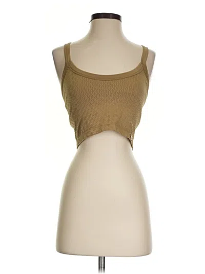 Pre-owned Joylab Tank Top Tan Strapless Neckline Tops