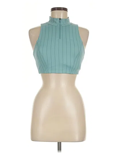 Pre-owned Joylab Tank Top Teal Halter Neckline Tops