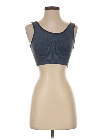 Pre-owned Joylab Tube Top Blue Strapless Neckline Tops