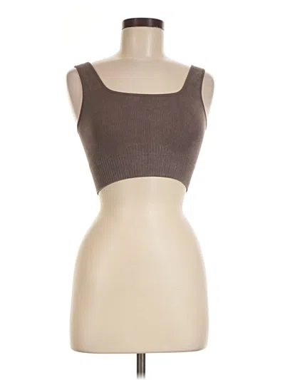 Pre-owned Joylab Tube Top Brown Strapless Neckline Tops