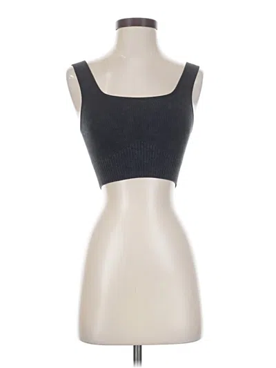 Pre-owned Joylab Tube Top Gray Strapless Neckline Tops